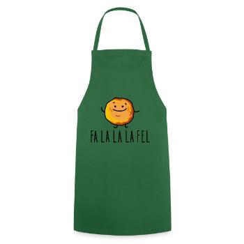 Vegan Falafel funny - Cooking Apron - green - Front - AI Model Male 185 dark (185cm)