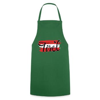 Flag Austria Tyrol - Cooking Apron - green - Front - AI Model Male 185 dark (185cm)