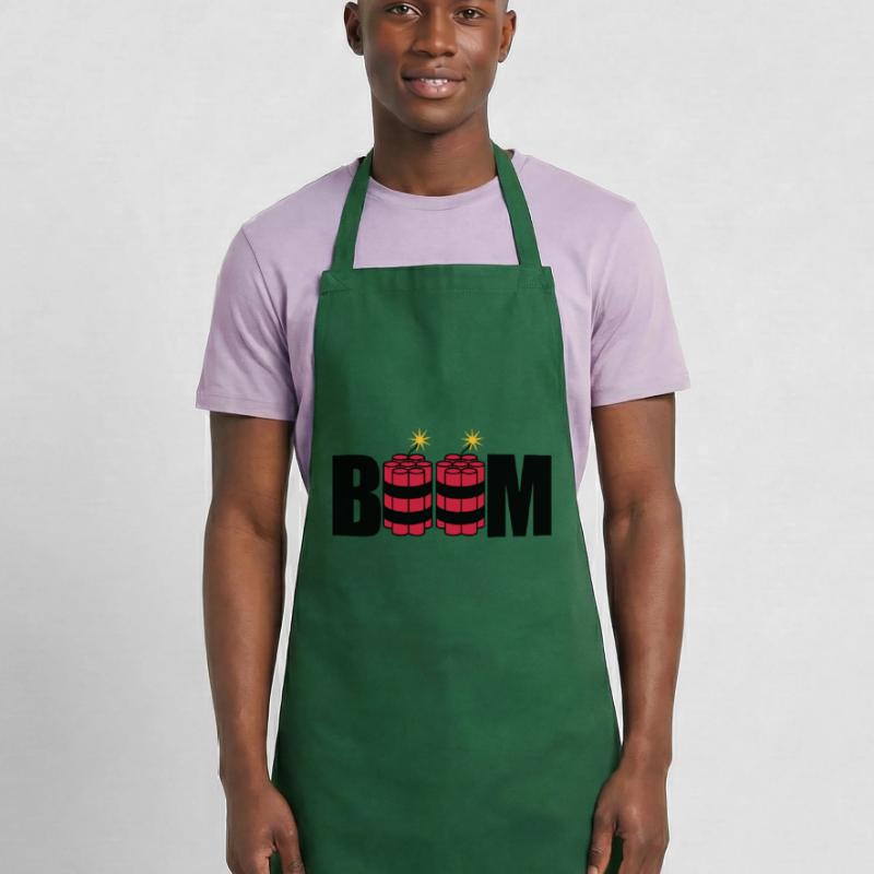 boom lit tnt dynamite explode explosion Cooking Apron