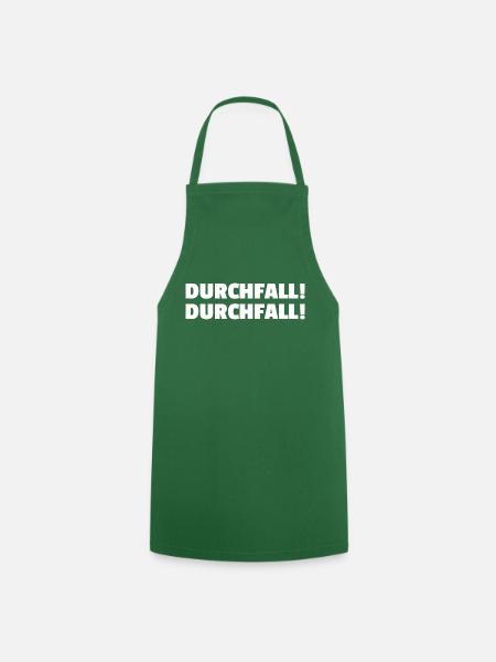 Durchfall! Durchfall! Lustiger Spruch Geschenk - Kochschürze - Grün