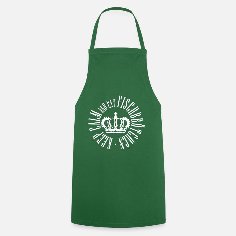 Rouleaux de poisson - Tablier de cuisine - vert foncé