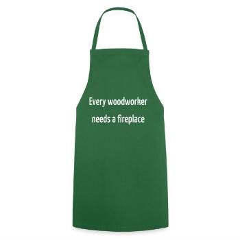 funny awesome will be okay present bday birthday - Cooking Apron - green - Front - AI Model Male 185 dark (185cm)