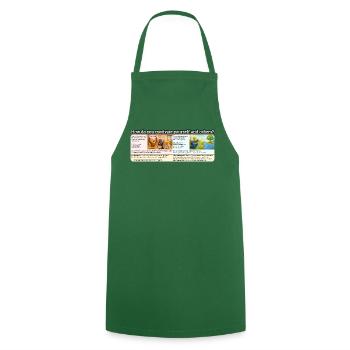 How do you motivate yourself and others - Cooking Apron - green - Front - AI Model Male 185 dark (185cm)