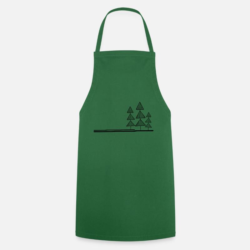 Tree Tree Tree - Cooking Apron - green