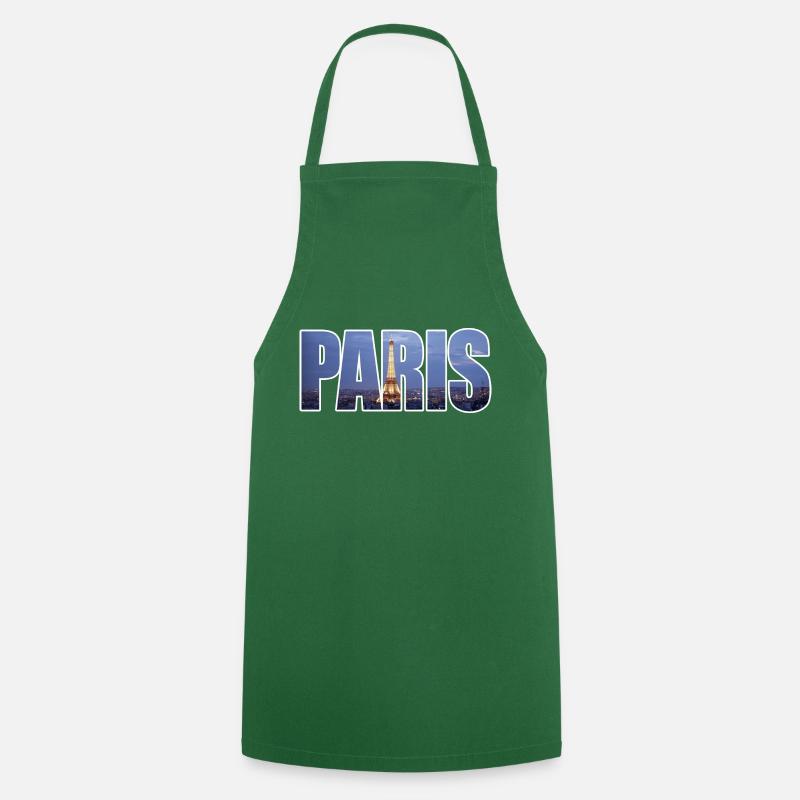 Paris - Cooking Apron - green