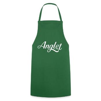 Anglet - Tablier de cuisine - vert foncé - Devant - AI Model Male 185 dark (185cm)