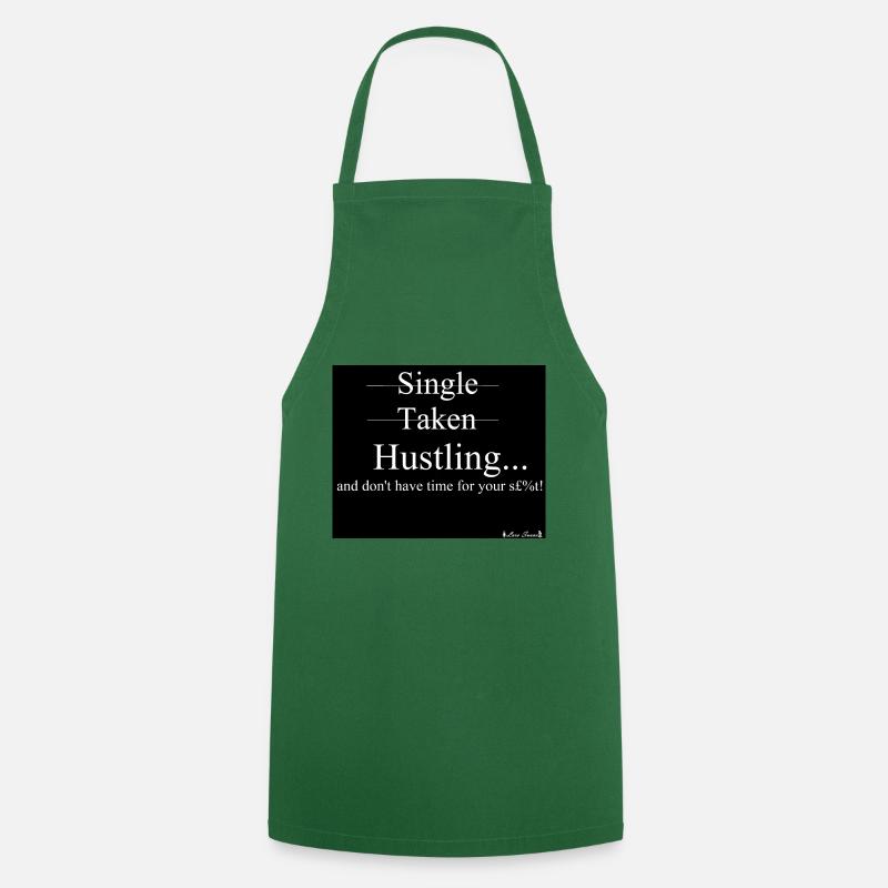 No Time - Cooking Apron - green