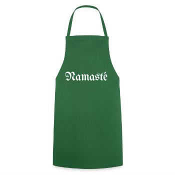 Namasté - Kochschürze - Grün - Vorne - AI Model Male 185 dark (185cm)