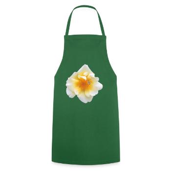 Bee Blossom Rose - Teamwork - Garden - Rose Blossom - Cooking Apron - green - Front - AI Model Male 185 dark (185cm)