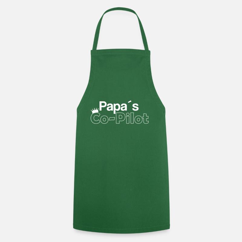 Auto - Papa's co Pilot - Kochschürze - Grün