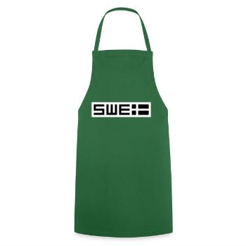 Tactique suédoise - Tablier de cuisine - vert foncé - Devant - AI Model Male 185 dark (185cm)