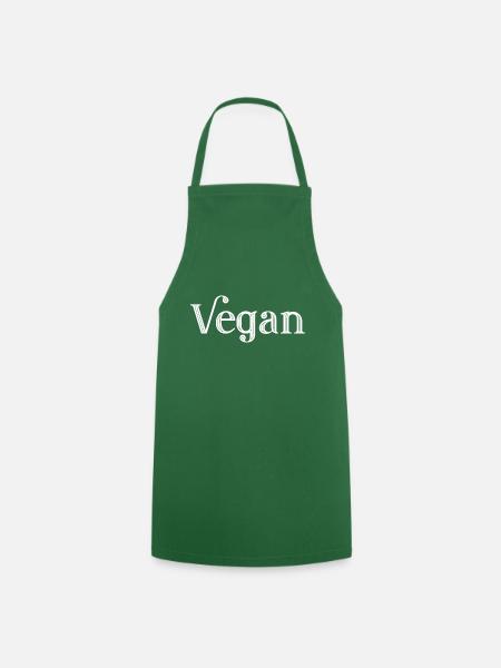 VEGAN - Veganerin - Veganer - tierlieb - Kochschürze - Grün