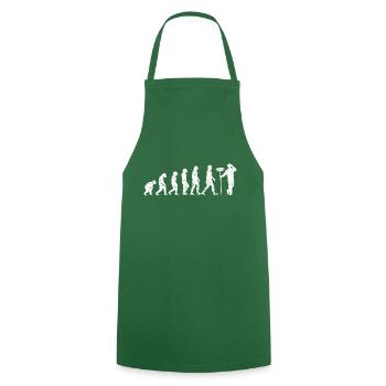 Ramoneur Ramoneur Cadeau Balayeuse de nourriture - Tablier de cuisine - vert foncé - Devant - AI Model Male 185 dark (185cm)
