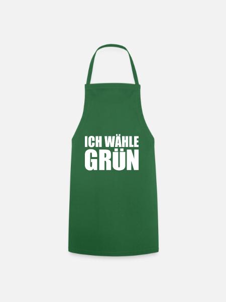ich wähle grün - Kochschürze - Grün