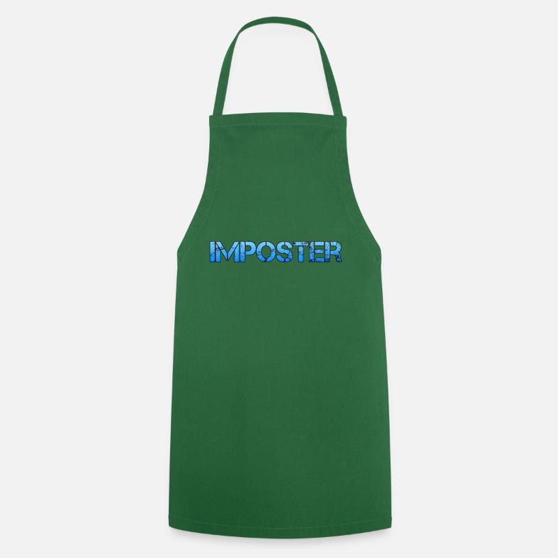 Imposter Amongus Gaming Streaming Stream PC Coop - Kochschürze - Grün