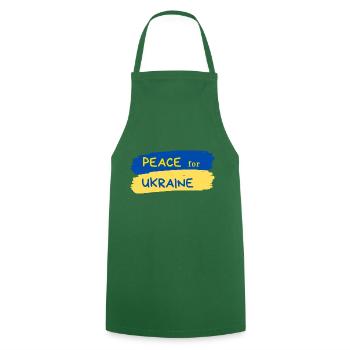 A symbol of peace for Ukraine. Show your opinion! - Cooking Apron - green - Front - AI Model Male 185 dark (185cm)