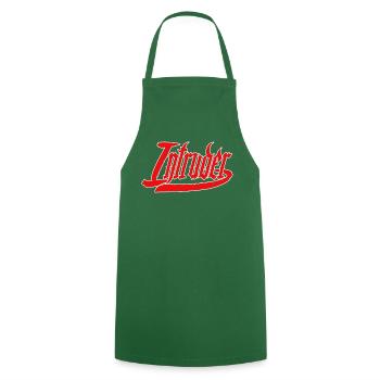 intruder hacker intruder clan sticker computer - Cooking Apron - green - Front - AI Model Male 185 dark (185cm)