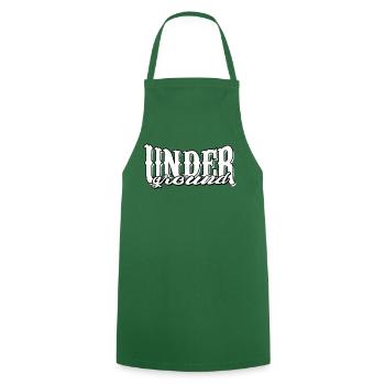 underground ghetto hip hop oldschool street urban - Cooking Apron - green - Front - AI Model Male 185 dark (185cm)