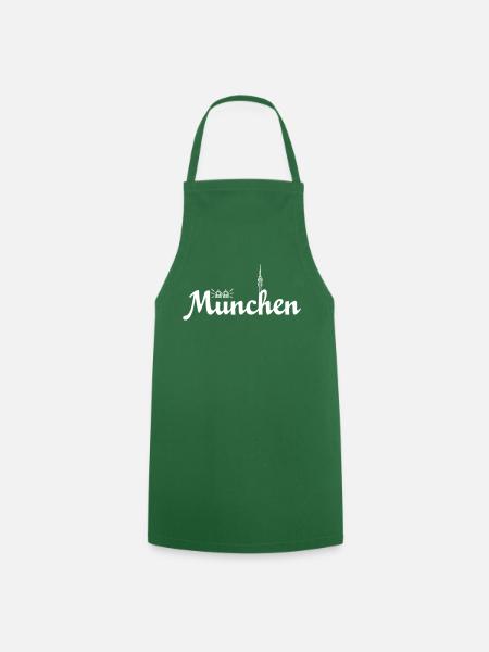München – schönste Stadt der Welt in Bayern - Kochschürze - Grün