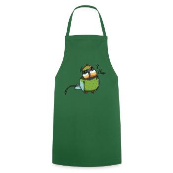 guêpier arc-en-ciel Nani - Tablier de cuisine - vert foncé - Devant - AI Model Male 185 dark (185cm)