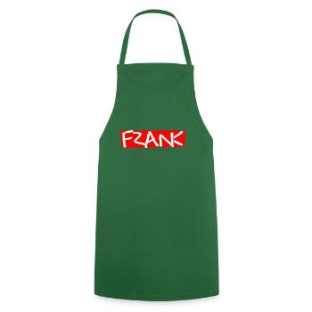 frank white - Kochschürze - Grün - Vorne - AI Model Male 185 dark (185cm)