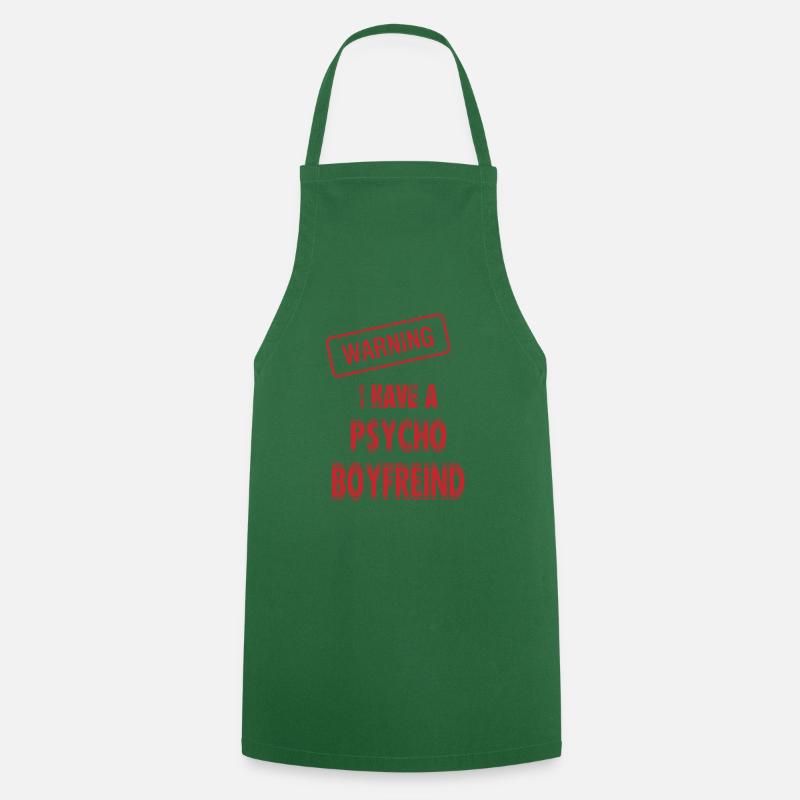 PSYCHO BOYfreind - Tablier de cuisine - vert foncé