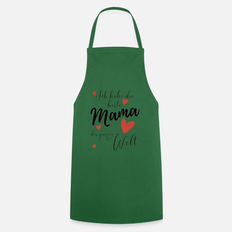 Ich habe die BESTE MAMA der WELT - Kochschürze - Grün