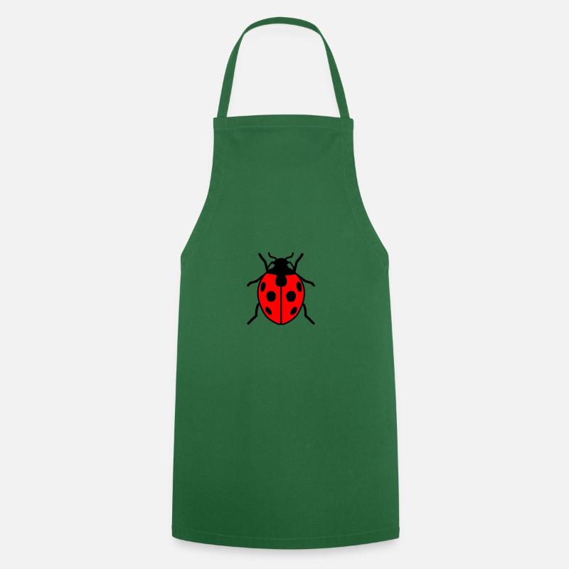 ladybug - Cooking Apron - green