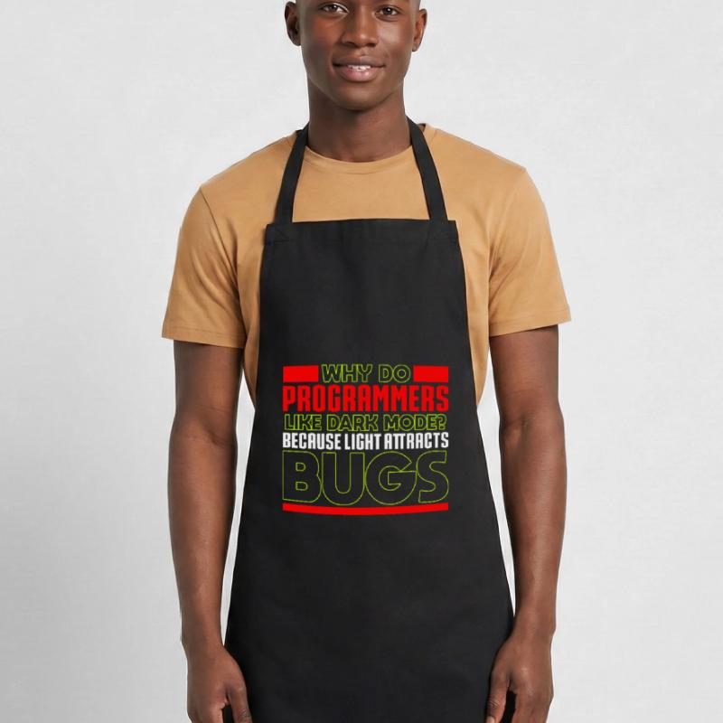 Programming - Why do programmers like dark mode? Cooking Apron