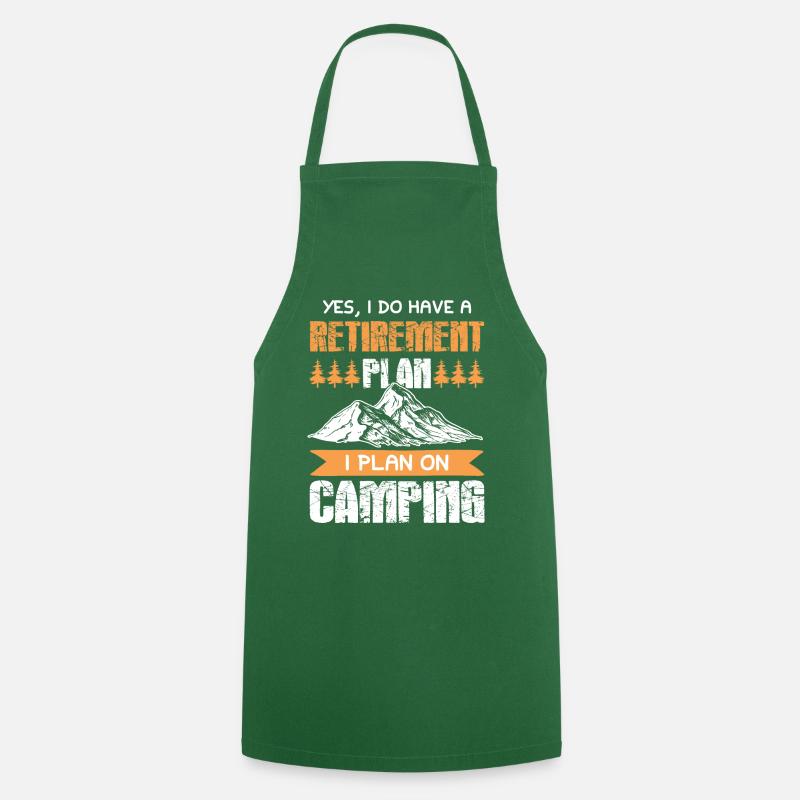 Camping-car - Tablier de cuisine - vert foncé