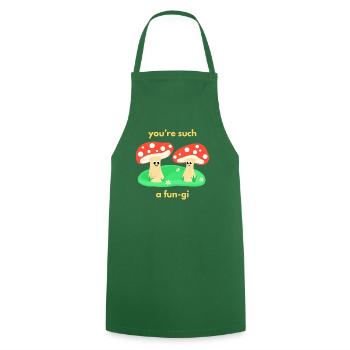 Tu es tellement amusant - Tablier de cuisine - vert foncé - Devant - AI Model Male 185 dark (185cm)
