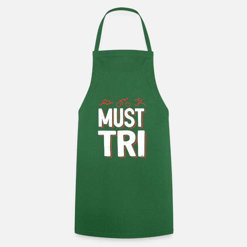 spruch Triathlon triathlete - Cooking Apron - green