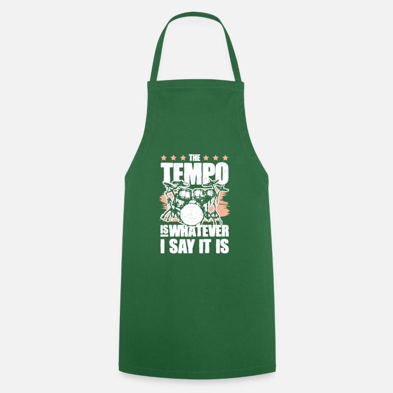 Drummer - Tablier de cuisine - vert foncé