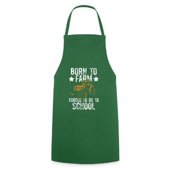 born to farm school - Cooking Apron - green - Front - AI Model Male 185 dark (185cm)