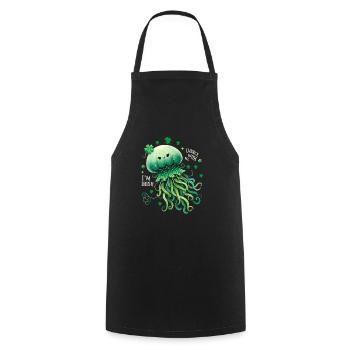 Dance with Me I Am Irish - Cooking Apron - black - Front - AI Model Male 185 dark (185cm)