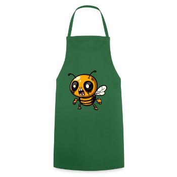 Bee Halloween Zombie - Cooking Apron - green - Front - AI Model Male 185 dark (185cm)