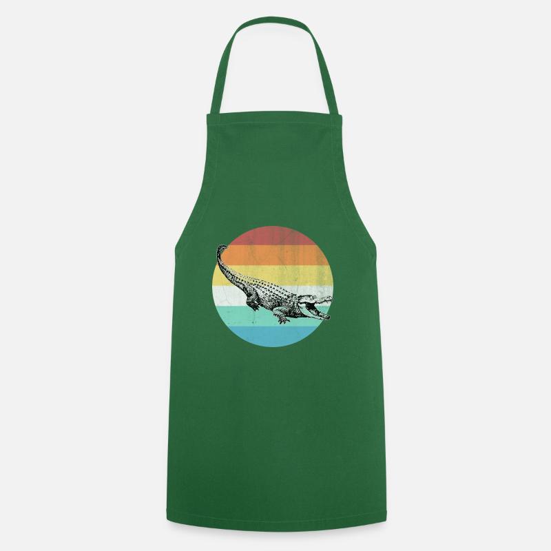 crocodile - Cooking Apron - green