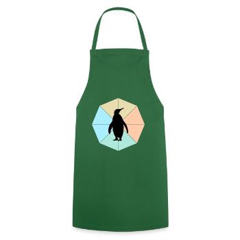 manchot - Tablier de cuisine - vert foncé - Devant - AI Model Male 185 dark (185cm)
