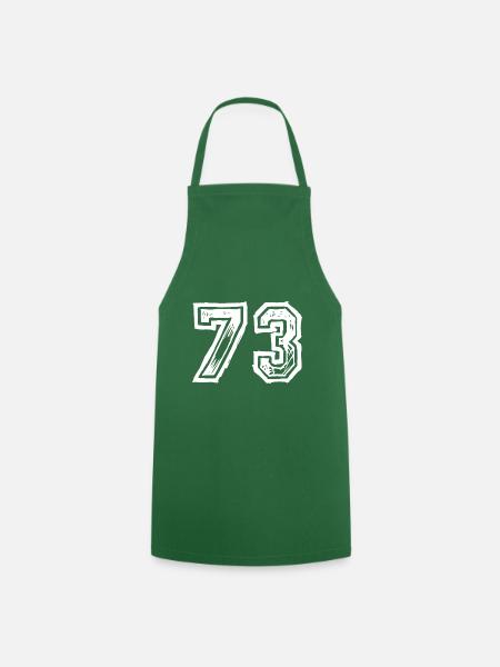 73 Zahl Trikot - Kochschürze - Grün