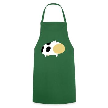 Vache - Tablier de cuisine - vert foncé - Devant - AI Model Male 185 dark (185cm)