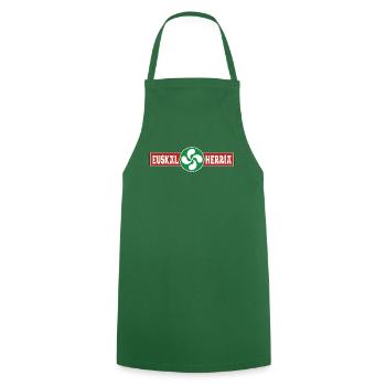 Basque Country logo - Cooking Apron - green - Front - AI Model Male 185 dark (185cm)