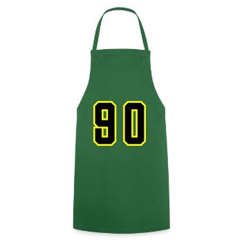 90 Number Leotard - Cooking Apron - green - Front - AI Model Male 185 dark (185cm)