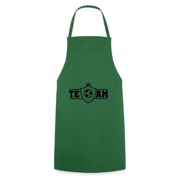soccer coat of arms team - Cooking Apron - green - Front - AI Model Male 185 dark (185cm)