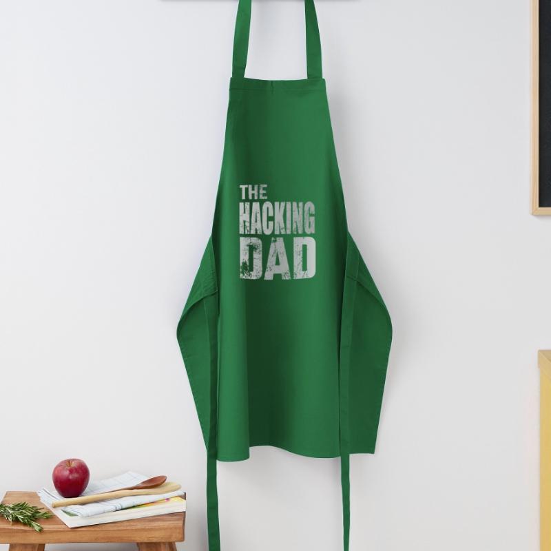 The Hacking Dad Hacker Father Papa Code Computer Cooking Apron