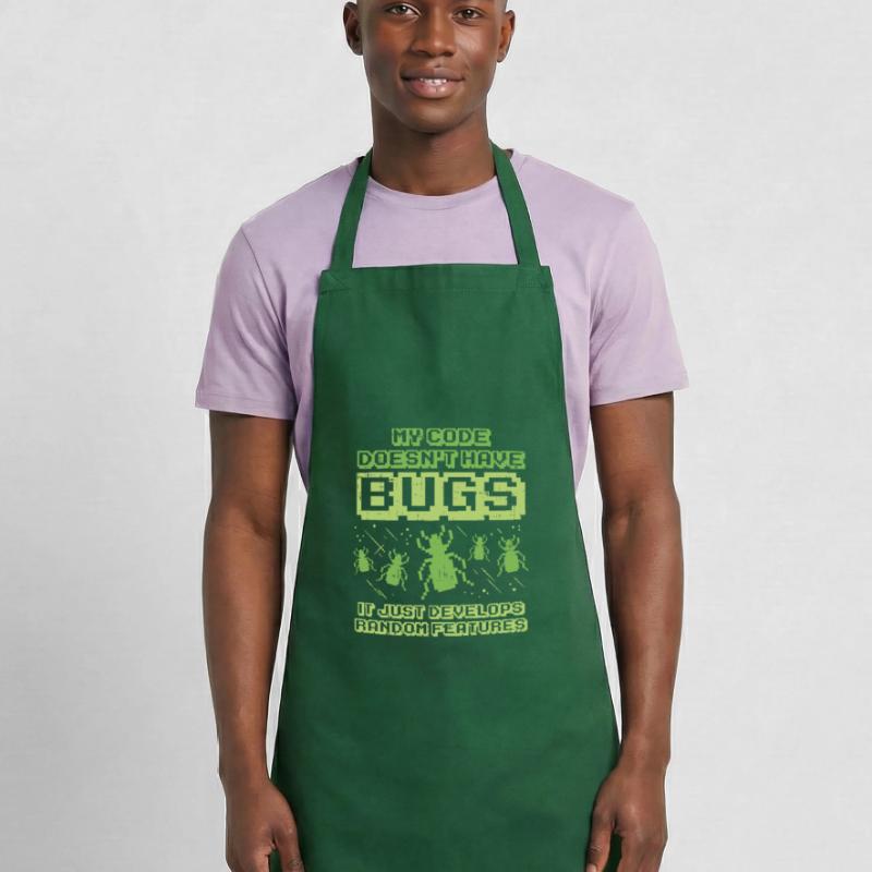 Code Bug Test Programmer Developer Developer Tablier de cuisine