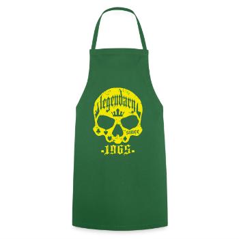 Legendary since 1965 - Cooking Apron - green - Front - AI Model Male 185 dark (185cm)
