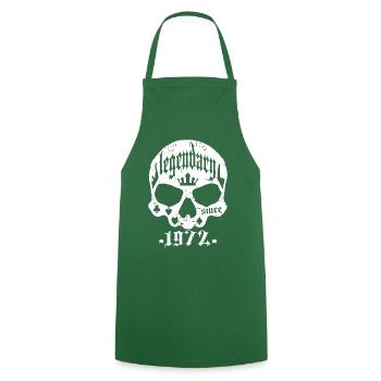 Legendary since 1972 - Cooking Apron - green - Front - AI Model Male 185 dark (185cm)