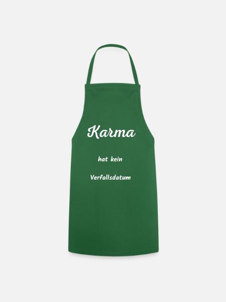 Karma Verfallsdatum - Kochschürze - Grün