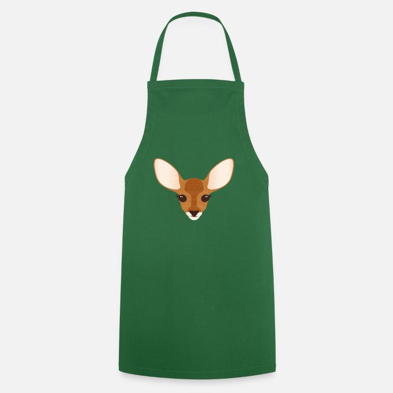 cerf - Tablier de cuisine - vert foncé