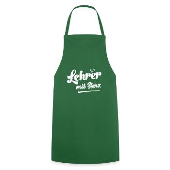 Lehrerin Lieblingslehrerin Klassenlehrerin Lehrer - Kochschürze - Grün - Vorne - AI Model Male 185 dark (185cm)